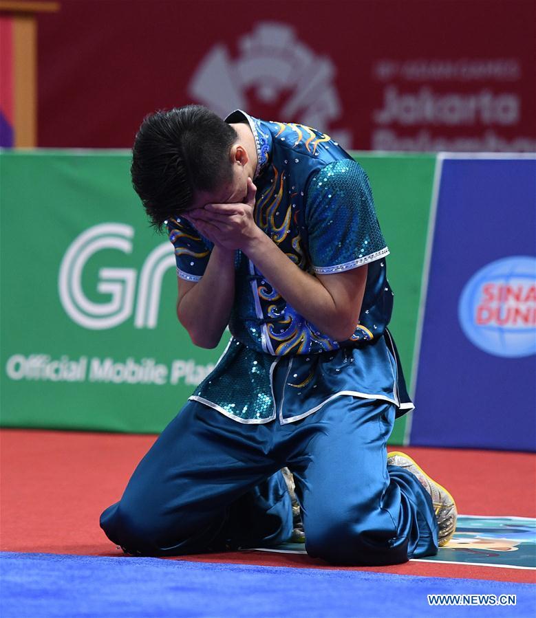 (SP)INDONESIA-JAKARTA-ASIAN GAMES-WUSHU-MEN&rsquo;S CHANGQUAN