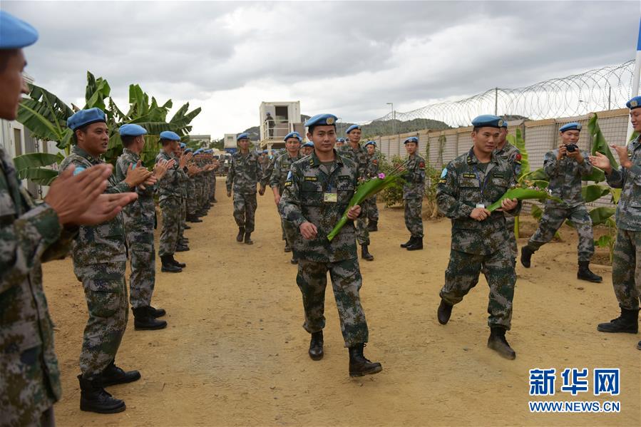 （國(guó)際）（1）中國(guó)駐南蘇丹維和步兵營(yíng)受傷戰(zhàn)士姚道祥、吳樂重返戰(zhàn)位