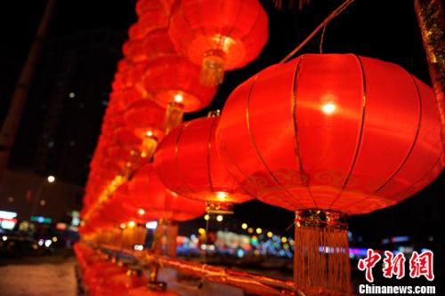 資料圖：紅燈籠。宋文佳 攝