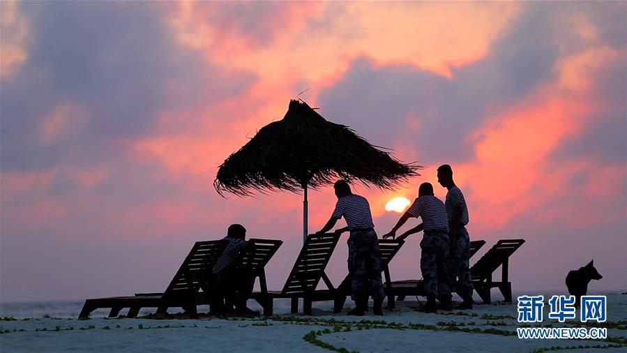 （壯麗70年&middot;奮斗新時代&middot;新華全媒頭條&middot;圖文互動）（9）&ldquo;你在我的航程上，我在你的視線里&rdquo;&mdash;&mdash;走進海軍西沙中建島官兵的五彩世界