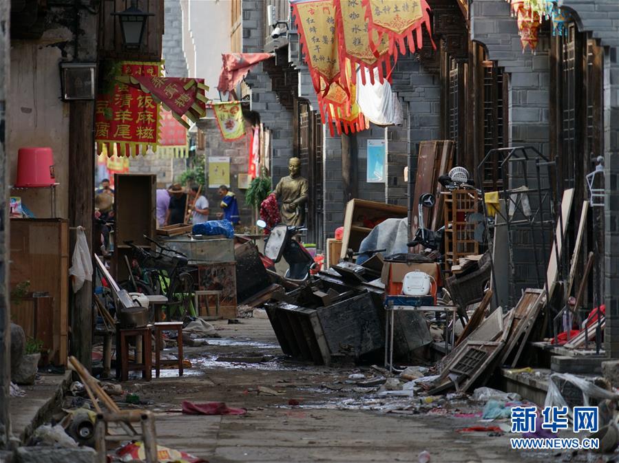 （關(guān)注&ldquo;利奇馬&rdquo;&middot;圖文互動）（2）古城洪災(zāi) 八方馳援&mdash;&mdash;洪水災(zāi)害下的浙江臨?，F(xiàn)場目擊