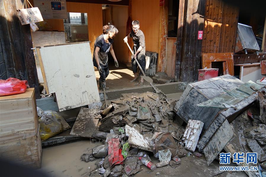 （關(guān)注&ldquo;利奇馬&rdquo;&middot;圖文互動）（4）古城洪災(zāi) 八方馳援&mdash;&mdash;洪水災(zāi)害下的浙江臨?，F(xiàn)場目擊