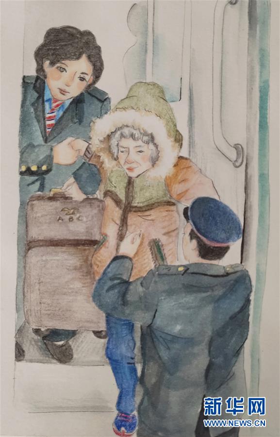 （新春走基層&middot;圖文互動(dòng)）（1）插畫里的春運(yùn)故事