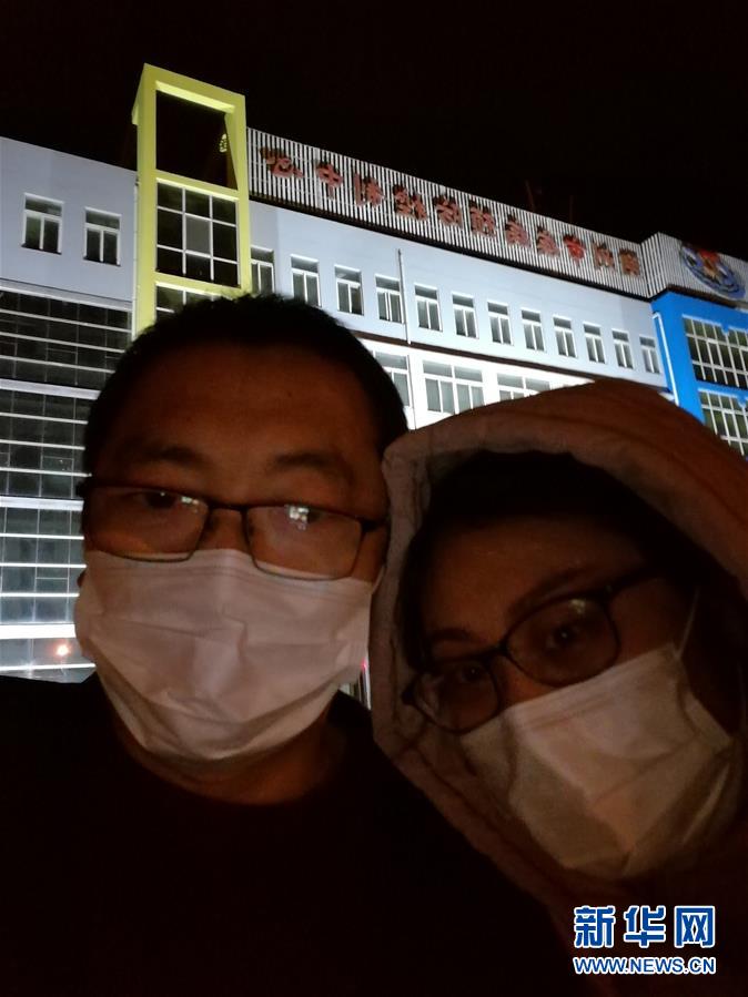 （一線抗疫群英譜&middot;圖文互動）（3）山西檢測員伉儷：疫情不退，決不放松