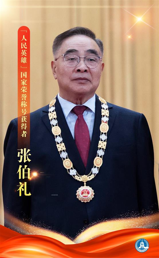 （圖表&middot;海報(bào)）［時政］&ldquo;人民英雄&rdquo;國家榮譽(yù)稱號獲得者&mdash;&mdash;張伯禮