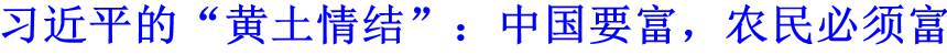 習(xí)近平的&ldquo;黃土情結(jié)&rdquo;：中國(guó)要富，農(nóng)民必須富