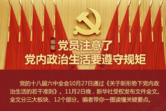 黨員注意了，黨內政治生活要遵守規(guī)矩
