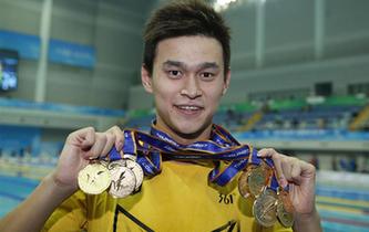 孫楊，六金一銀！