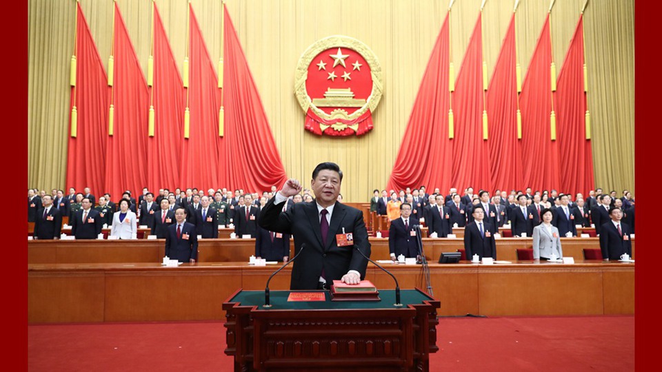 習(xí)近平當(dāng)選國家主席、中央軍委主席