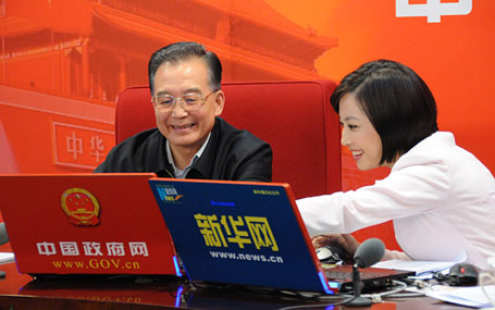 [回顧]2009年溫家寶總理接受中國政府網、新華網專訪