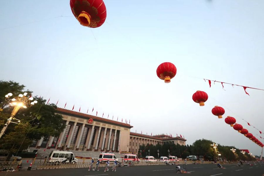 這就是今天早上的北京！