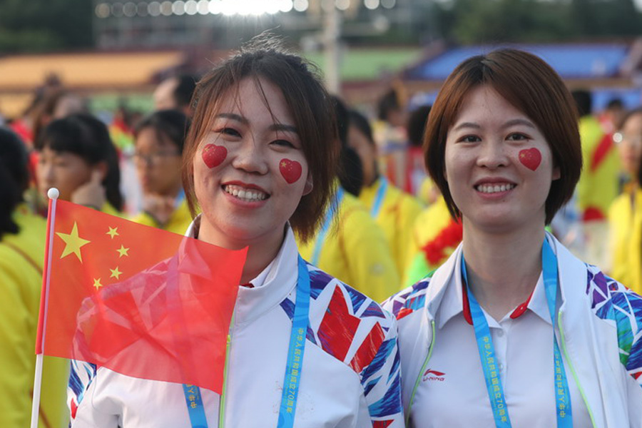 今晚，我們歡聚在天安門廣場