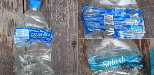 圖為社交網(wǎng)站上傳的在留尼汪島上發(fā)現(xiàn)的印尼產(chǎn)水瓶。