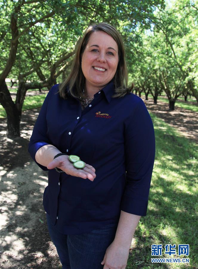 （國際&middot;圖文互動）（3）加州巴旦木種植業(yè)農(nóng)民期待中美早日消除貿(mào)易摩擦