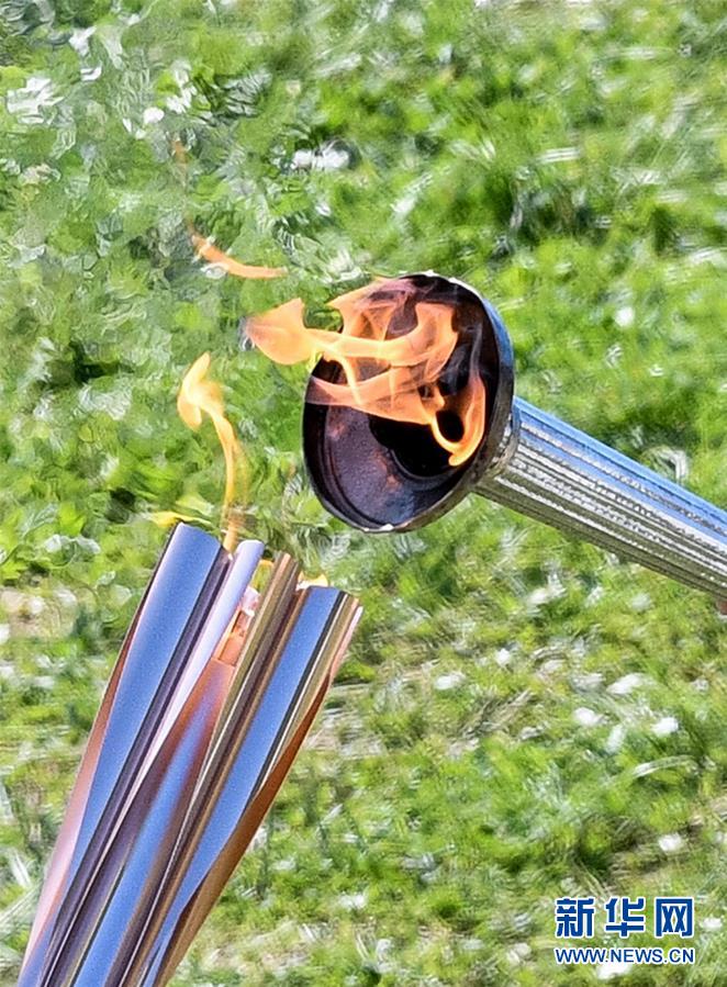 (體育)(6)東京奧運(yùn)會(huì)圣火采集儀式舉行