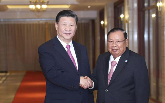 習(xí)近平再次會(huì)見(jiàn)老撾人民革命黨中央委員會(huì)總書(shū)記、國(guó)家主席本揚(yáng)