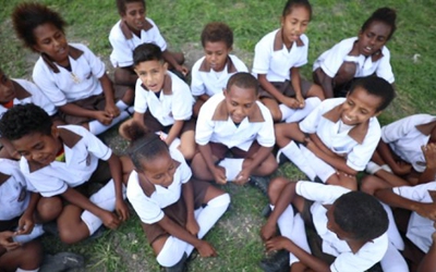 歡迎習主席！巴新兒童齊唱《茉莉花》