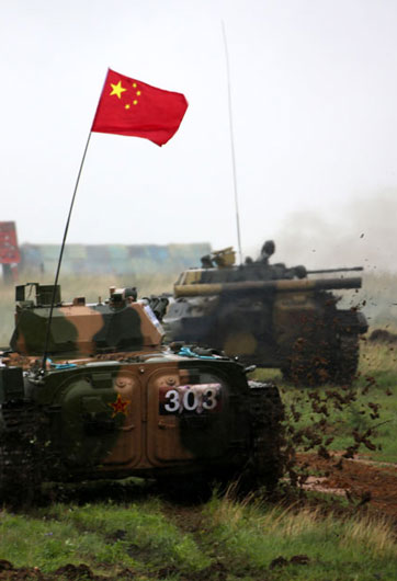 &ldquo;和平使命&mdash;2013&rdquo;中俄聯(lián)演舉行首次實(shí)兵合練