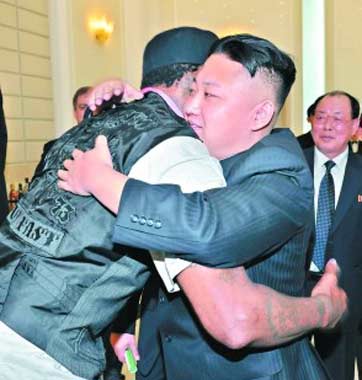 金正恩托羅德曼轉(zhuǎn)告奧巴馬：不打仗，打電話